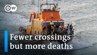 Migrant boat capsizes on English Channel | DW News