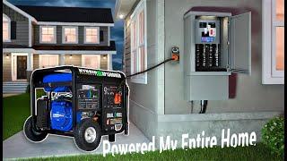 Power Your Entire Home on a 13,000 Watt Generator - Install, Wiring, and Demo!