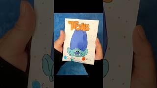 Trolls Blind Bag Paper  Unboxing ASMR  #blindbag #paperdiy #trolls  #blindbox #papersquishy