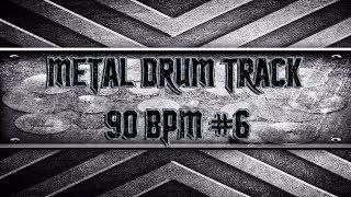 Groovy Metal Drum Track 90 BPM (HQ,HD)