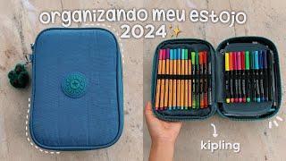 organizando meu estojo 2024 *volta às aulas*