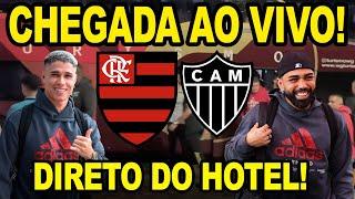 CHEGADA DO FLAMENGO AO VIVO EM BELO HORIZONTE PARA FINAL DA COPA DO BRASIL 2024 MENGÃO X GALO