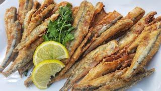 Crispy and Crunchy Fried Smelt, You Can't Stop Munching!