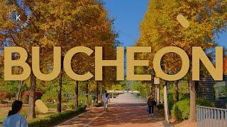 (4K) #K로컬워커 | 가을이긴 한가 봐  단풍 즐기기 | 오정대공원 Ojeong Grand Park | BUCHEON in Gyeonggi, korea