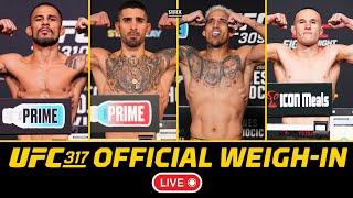 UFC 317: Topuria vs. Oliveira Official Weigh-In LIVE Stream | MMA Fighting
