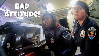 Drunk Security Guard Loses Her Mind on Police | Belittling and Berating