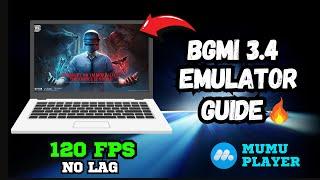 How to play BGMI 3.4 in emulator | Enable 120 FPS Ultra HDR | Mumu Play 12 #bgmi #bgmiemulator