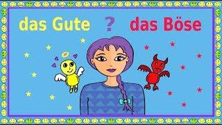 Deutsch: Liebe, Trost, Freude - Gefühle + abstrakte Begriffe - German lesson beginners