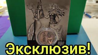 Germania mint allegories Britannia & Germania 2019 silver 1oz BU Германия 5 марок аллегория Британия