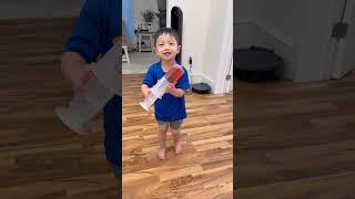 Baby brother’s injection prank on sister ️
