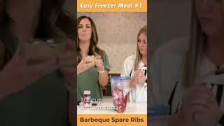 TASTY Barbeque Spare Ribs (Freezer Meal) #Shorts