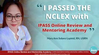 How I Prepared to PASS the NCLEX | Mary Anne Lapinid, USRN