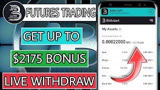 Bitmart futures bonus up to $2175 live withdraw | Bitmart live futures trading