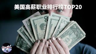 美国高薪职业排行榜TOP20！︱【猪二哥探索】