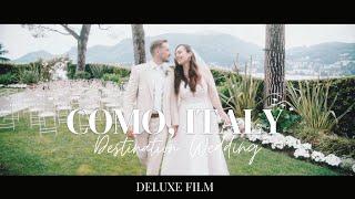 Celebrating Love in Europe: A Destination Wedding clip in Lake Como, Italy, for a German Couple