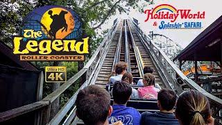 2022 The Legend Roller Coaster On Ride 4K POV Holiday World and Splashin' Safari