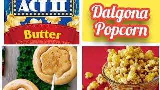 Dalgona candy + ACT II popcorn by cook with fazeela#shorts
