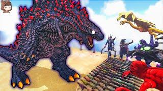 Godzilla Bros VS Modded Kaiju | ARK Mod Battle Ep.452