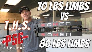 PSE OMEN 70LBS vs 80LBS True Hunting Speed vs IBO [Review]