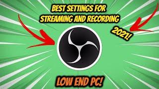 *BEST* OBS Recording And Streaming Settings For Low End PC | 1080p60 NO LAG & HIGH QUALITY | 2022 |