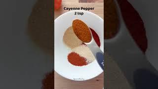Homemade Cajun Seasoning Recipe #spicerally #cajunseasoning