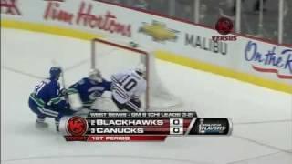 Roberto Luongo spectacular glove save on Sharp - NHL Versus Feed