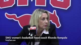 SMU women's basketball head coach Rhonda Rompola