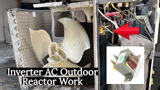 How to work reactor in Dc inverter air conditioner fully Explain