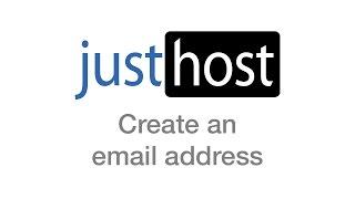 How to create an email account in your Justhost account