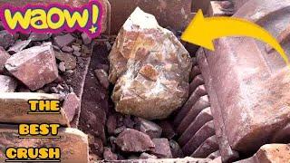 How STONE CRUSHER Works⁉️ Sand Crushing ASMR-How CRUSH ROCKS ⁉️Heavy Machinery ASMR#asmr