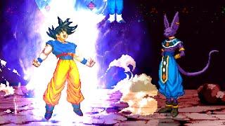 Goku Vs. Lord Beerus - Ultra Instinct Awakens