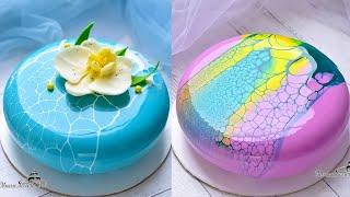 How To Make The Most Satisfying Mirror Glaze Cake Decorating Compilation