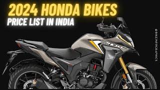 2024 Honda Bikes Price List in India 