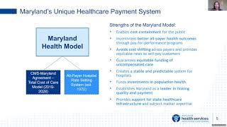 MDAC 2021: Maryland's Experience and Progress in Implementing Value-Based Healthcare Reform