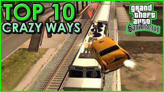 GTA San Andreas - TOP 10 Crazy Ways To Complete the Mission "Wrong Side Of The Tracks"