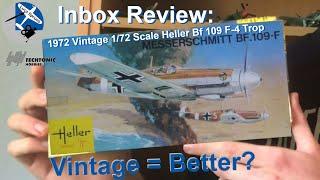 Are Older Kits Better? - 1/72 Scale Heller Messerschmitt Bf 109 F-4 Trop Inbox Review