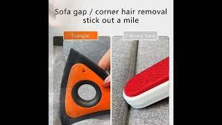 Triangle Electrostatic Dog Hair Cleaner Carpet Scraper