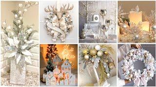 80+Christmas Decor ideas2025/White Christmas Decoration ideas/Christmas Trends 2024