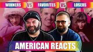 American Reacts to Eurovision: Winners, Favorites & Losers