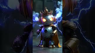 Fasty Vititi VS Steel Tiny Shiny Electrobot#kiki  #animation  #ai