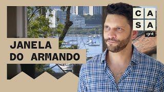 Armando Babaioff abre seu apartamento no Rio e mostra sala com vista encantadora | Lar