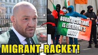 Conor McGregor Praises Anti-Migrant Protestors in Dublin (Shocking Footage)
