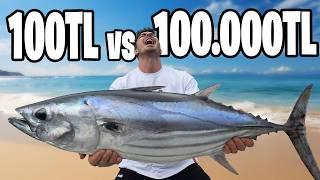 100 TL vs 100.000 TL OLTA ile BALIK AVLAMAK!!