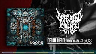 Death Metal Drum Track / Defeated Sanity Style / 190 bpm