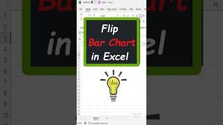 Flip Bar chart in Excel #vikominstitute #vikaljain #barchart