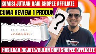 CUMA REVIEW 1 PRODUK DAPET KOMISI JUTAAN DARI SHOPEE AFFILIATE PROGRAM / SHOPEE AFFILIATE