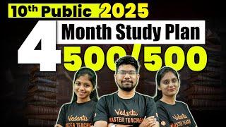 10th Public Exam 2025 | 4 Month Study Plan  TN State Board