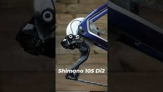 Which shifts gear faster? Shimano 105 Di2 vs SRAM Rival eTap AXS #shorts