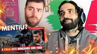 CRISE DOS REFUGIADOS NA ITÁLIA... PRECISO ME POSICIONAR (react)