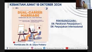 Dual-Career Marriage || DR. Dr. Lydia Pratanu || PODJP 18 Oktober 2024